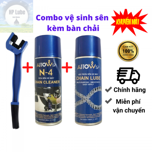 combo vệ sinh sên arrowsp