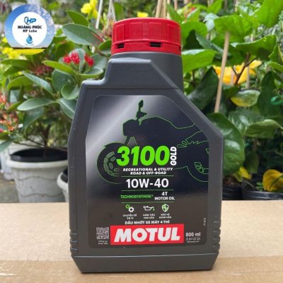 Nhớt Motul 3100 GOLD 10W40 0.8L 1 Lít Chính Hãng- Cam Kết Chính Hãng
