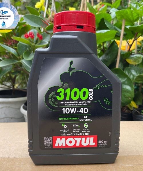 Nhớt Motul 3100 GOLD 10W40 0.8L 1 Lít Chính Hãng- Cam Kết Chính Hãng