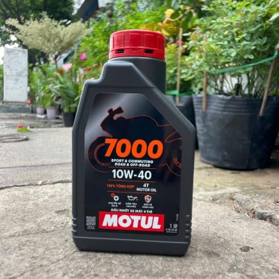 Nhớt Motul 7000 (H Tech 100 10w40) Mẫu Mới Cho Xe Số, Xe Côn Dung Tích 1L Cho Xe Số, Côn Tay