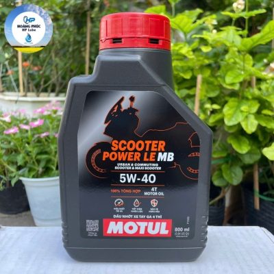 Nhớt Motul Xe Tay Ga Scooter Power LE 5W40/Expert 10w40 800ml