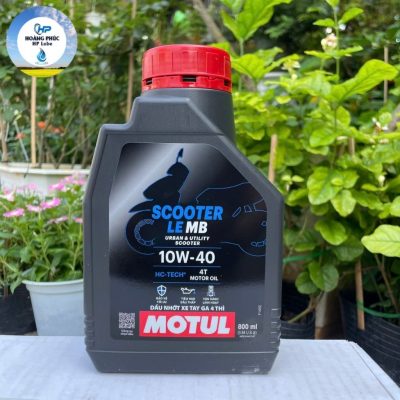 Nhớt Xe Tay Ga Motul Scooter LE 4T 10W40 800ml Xanh Dương Chính Hãng Nhập Khẩu