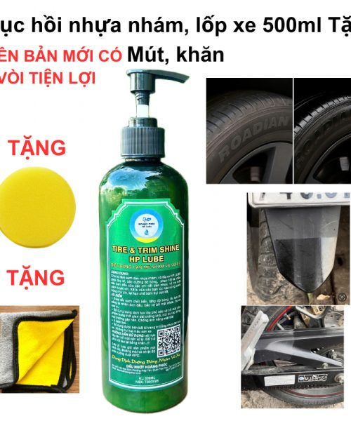 Phục hồi nhựa nhám HP Lube Tire Shine
